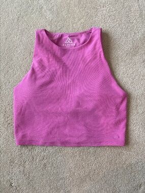Pink alpine design size xs athletic tank top